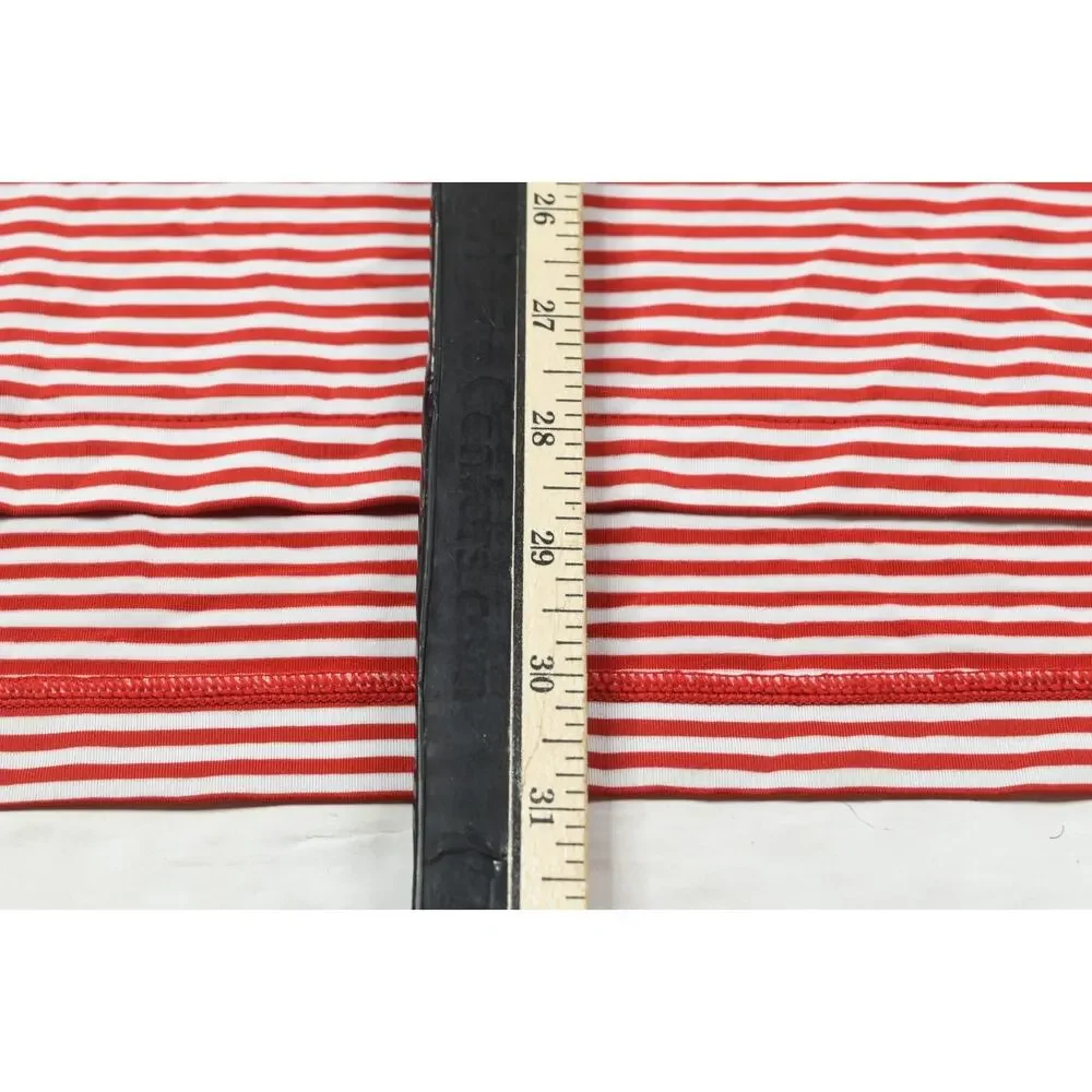Polo Ralph Lauren Performance Polo Shirt Mens 2XL Red White Stripe Short Sleeve